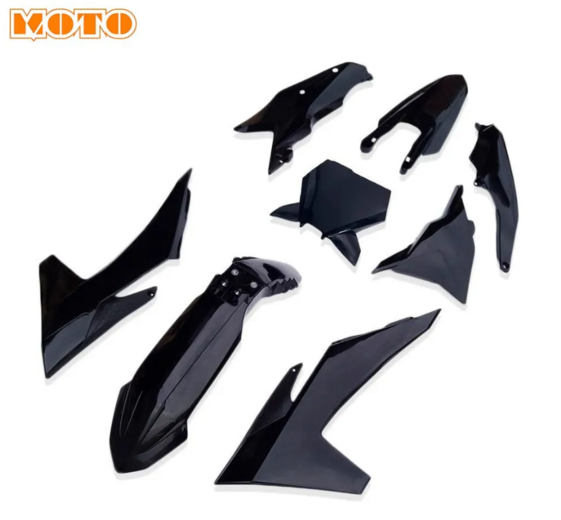 Комплект пластика полный для эндуро мотоцикла тип KTM 24г. (рама K10) Черный OTOM pitbikemarket.ru