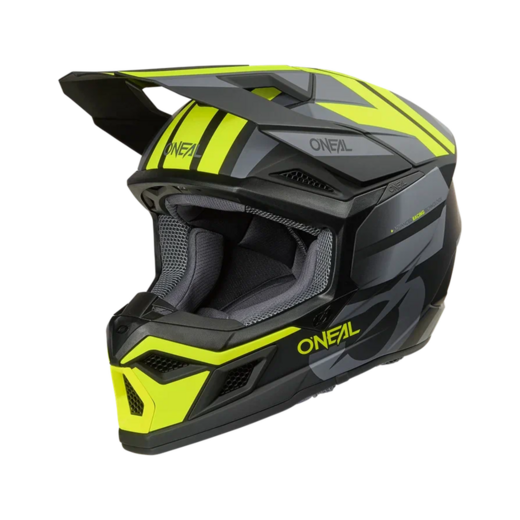 Шлем кроссовый O'NEAL 3Series Ride V.25 (черный/желтый, L) pitbikemarket.ru