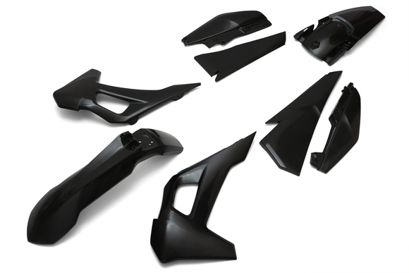 Комплект пластика для эндуро мотоцикла BRZ H6 (без фары) черный pitbikemarket.ru
