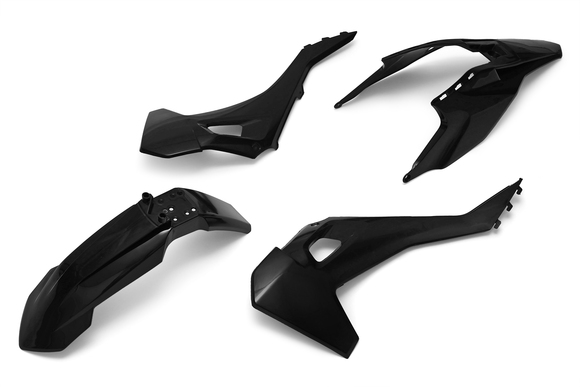 Комплект пластика для питбайка тип KTM/HS 50 (BRZ H4) без фары черный pitbikemarket.ru