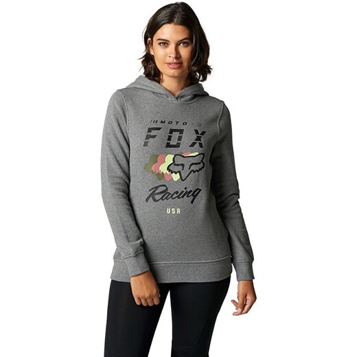 Толстовка женская Fox Checkpoint Po Fleece Женский, XS, серый, 2020 (25693-185-XS) pitbikemarket.ru