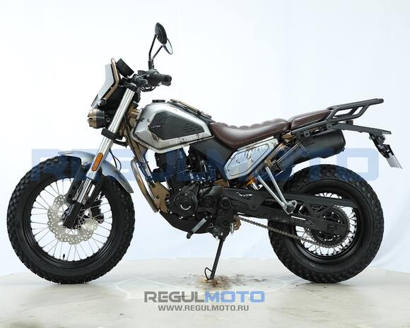 Мотоцикл Regulmoto WIZARD Серебро/Коричневый pitbikemarket.ru