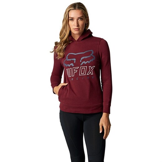 Толстовка женская Fox Overhaul Po Fleece Женский, S, бордовый, 2020 (25697-527-S) pitbikemarket.ru