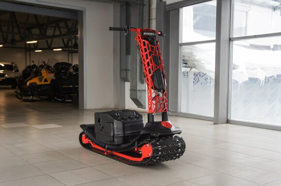 Мотосноуборд SIBMASTER 4 DRIVE (цвет рамы красный) pitbikemarket.ru