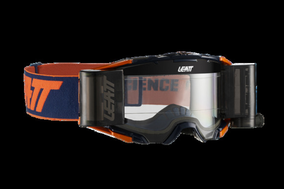 Очки Leatt Velocity 6.5 Roll-Off Ink/Orange Clear pitbikemarket.ru