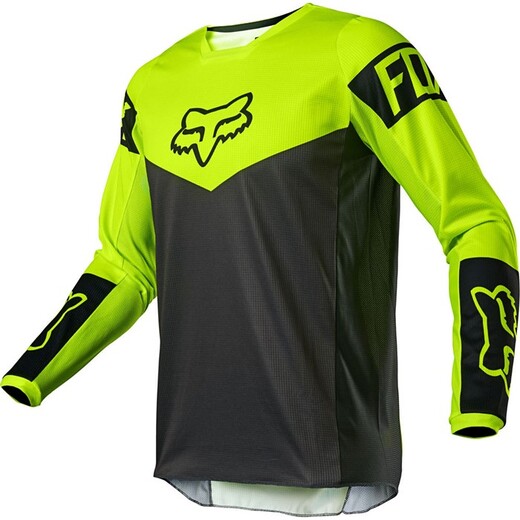Мотоджерси подростковая Fox 180 Revn Youth Jersey Flow Yellow, YS, 2021 (25862-130-YS) pitbikemarket.ru