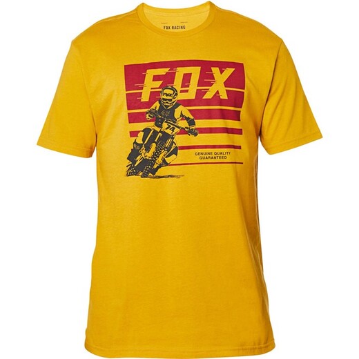 Футболка Fox Advantage SS Premium Tee Взрослый, XL, желтый, 2020 (26001-440-XL) pitbikemarket.ru