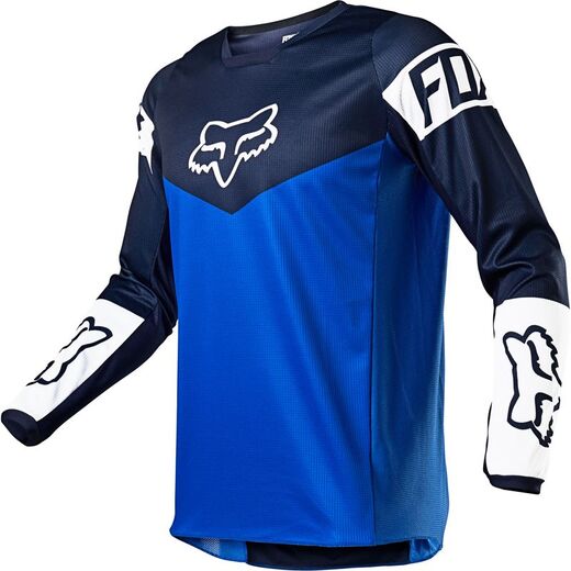 Мотоджерси подростковая Fox 180 Revn Youth Jersey Blue, YXL, 2021 (25862-002-YXL) pitbikemarket.ru