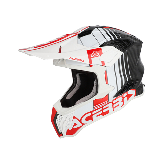 Шлем Acerbis AIRSTRIKE-C White/Red, S pitbikemarket.ru