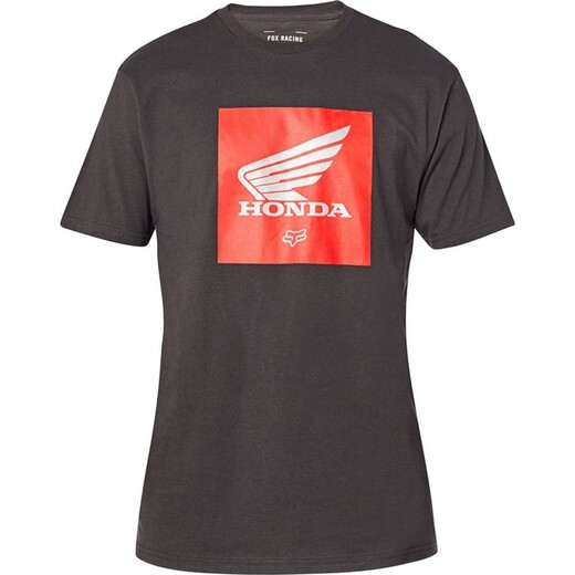 Футболка Fox Honda SS Premium Update Взрослый, M, черный, 2020 (25995-587-M) pitbikemarket.ru