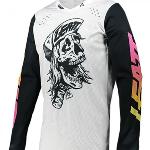 Мотоджерси подростковая Leatt Moto 3.5 Jr Jersey Skull, M, 2021 (5021020443) pitbikemarket.ru
