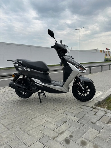 Скутер SPRMOTORS FS (Choke new) (Белый) pitbikemarket.ru