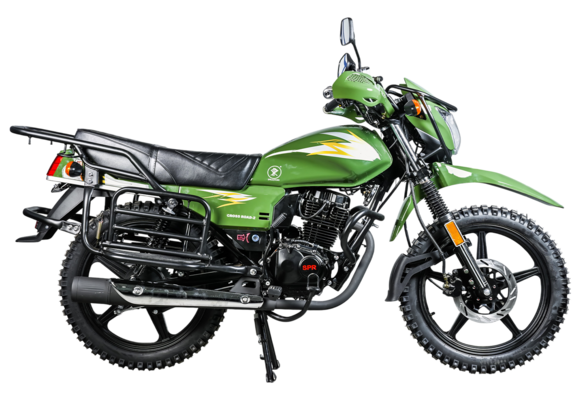Мопед SPRMOTORS CrossRoad-200 (Зеленый) pitbikemarket.ru