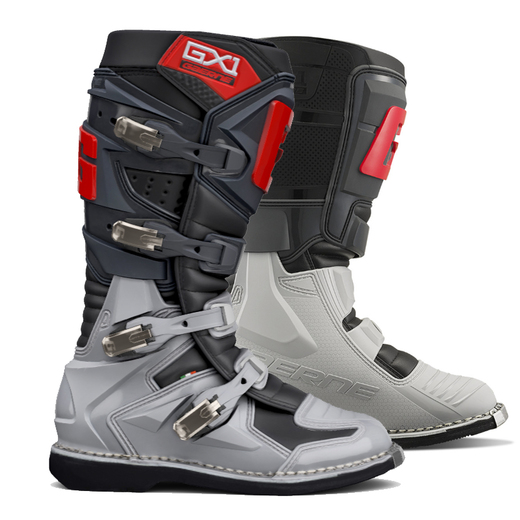 Мотоботы Gaerne GX-1 Evo Anthracite/Grey/Red, 43 pitbikemarket.ru