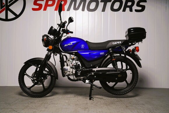 Мопед SPRMOTORS Alpha NEW (Синий) pitbikemarket.ru