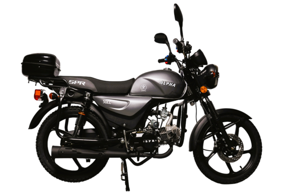 Мопед SPRMOTORS Alpha NEW (Серый) pitbikemarket.ru
