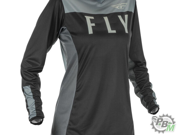 Джерси FLY RACING WOMEN'S LITE черная/серая (женская 2021) M pitbikemarket.ru