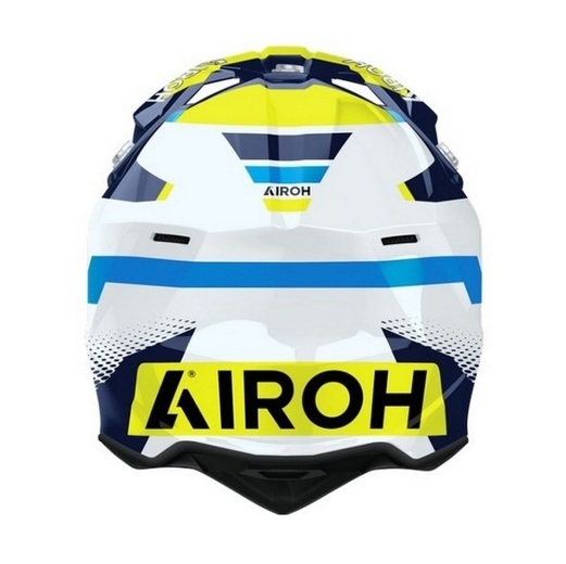 Шлем Airoh WRAAAP VISION Yellow/Blue Gloss, S pitbikemarket.ru