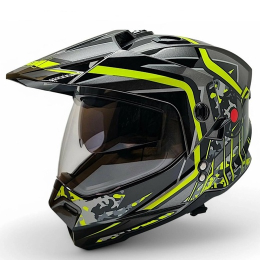 Шлем AiM JK802S Yellow/Grey/Black, S pitbikemarket.ru