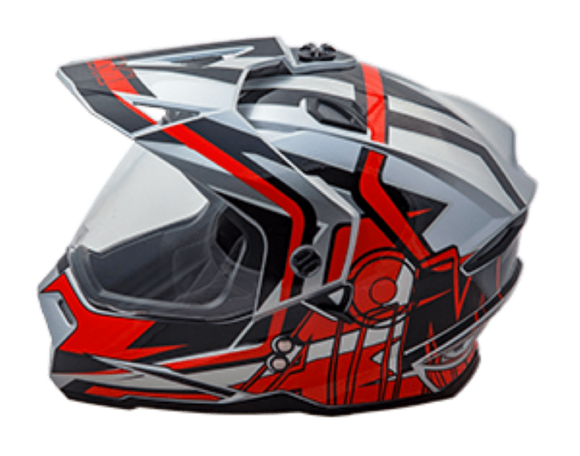 Шлем AiM JK802S Red/Grey/Black, XS pitbikemarket.ru