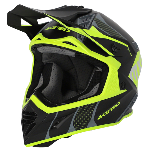 Шлем Acerbis LINEAR 22-06 Black/Fluo-Yellow, XXL pitbikemarket.ru