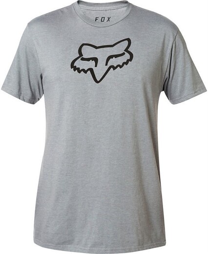 Футболка Fox Legacy Fox Head SS Tee Взрослый, XXL, серый, 2020 (24577-185-2X) pitbikemarket.ru