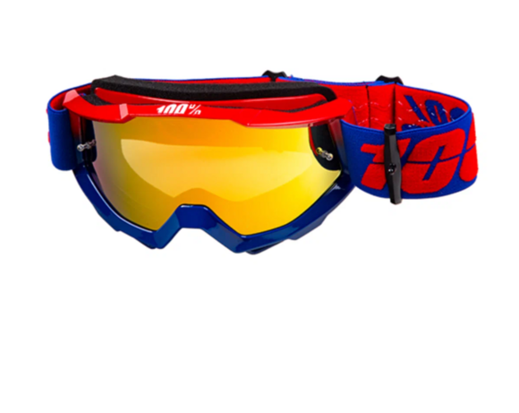 Очки кроссовые 100% STRATA MX Replica Blue-Red pitbikemarket.ru