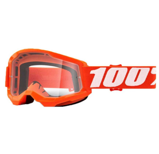 Очки кроссовые 100% STRATA MX Replica Orange pitbikemarket.ru