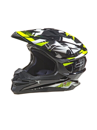 Шлем AiM JK803S Yellow/Black, L pitbikemarket.ru