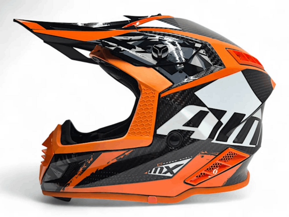 Шлем AiM RH855 Carbon TERRAIN Black/Orange, S pitbikemarket.ru