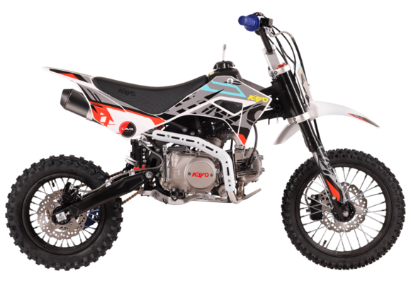 Питбайк KAYO Mini K125EM (механ. сцепл., эл. стартер) 2026 pitbikemarket.ru