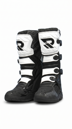 Мотоботы ROCKOT RX9, белый/черный, 43 pitbikemarket.ru