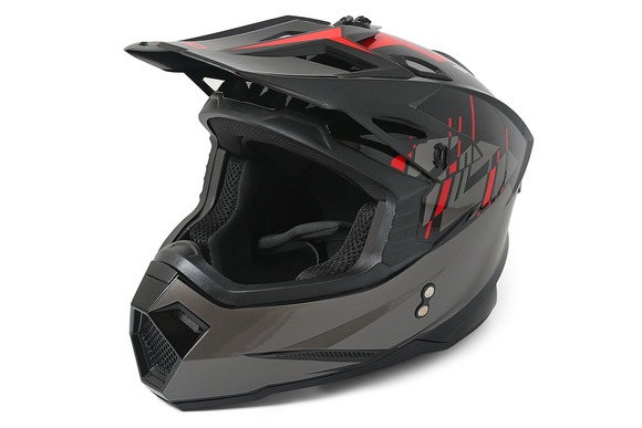 Мотошлем GRID VOLT Black/Red Размер XXL pitbikemarket.ru