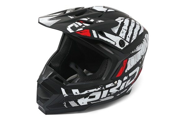 Мотошлем GRID RIVAL Black/Red Размер M pitbikemarket.ru