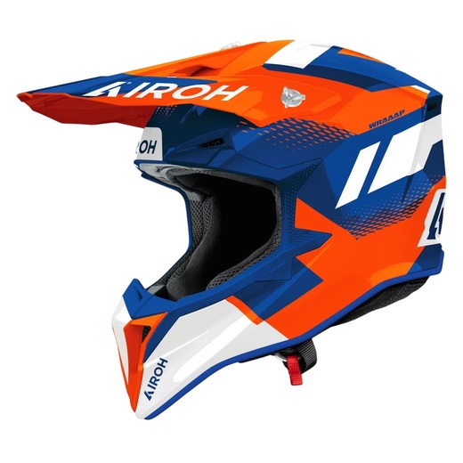 Шлем Airoh WRAAAP VISION Orange/Blue Gloss, M pitbikemarket.ru
