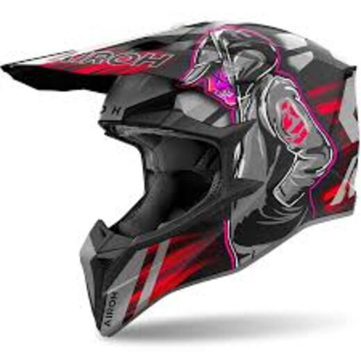 Мотошлем Airoh WRAAAP CYBER Red Matt, L pitbikemarket.ru