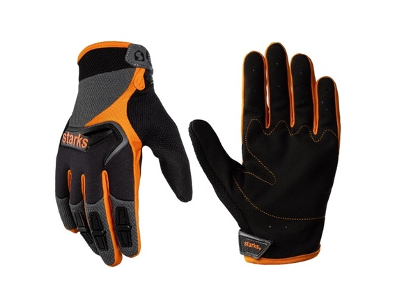 STARKS Перчатки для кросса Phoenix Kids Оранжевый/Черный (L) pitbikemarket.ru