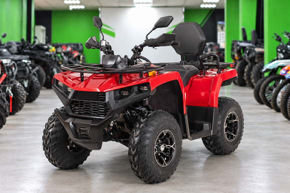 Электроквадрицикл Bizon YK250EL LUX Красный pitbikemarket.ru