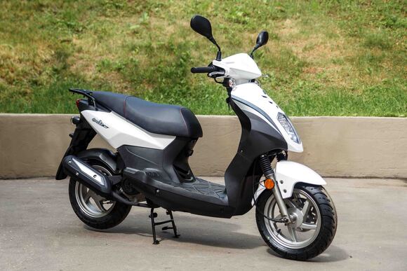 Скутер SYM ORBIT 50 Белый pitbikemarket.ru