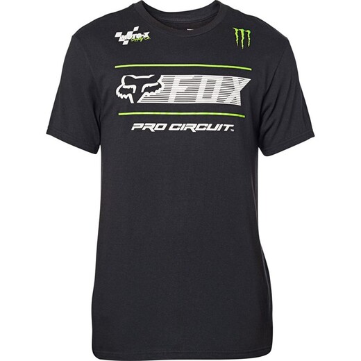 Футболка Fox Pro Circuit SS Tee Взрослый, M, черный, 2020 (26444-001-M) pitbikemarket.ru