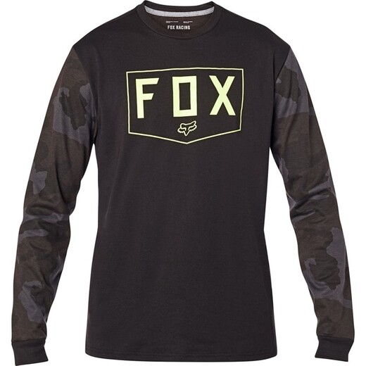 Футболка Fox Shield LS Tech Tee Взрослый, L, камуфляж, 2020 (24120-247-L) pitbikemarket.ru