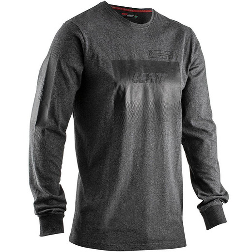 Футболка Leatt Fade LongSleeve Shirt Взрослый, M, серый, 2020 (5020004861) pitbikemarket.ru