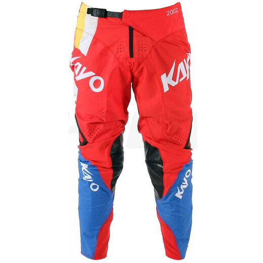 Брюки для мотокросса детские KAYO красные/синие  XL pitbikemarket.ru