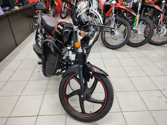 Мопед Regulmoto Alpha (RM-2), Черный (без кофра) pitbikemarket.ru