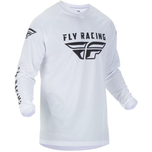 Футболка для мотокросса FLY RACING UNIVERSAL белая   L pitbikemarket.ru