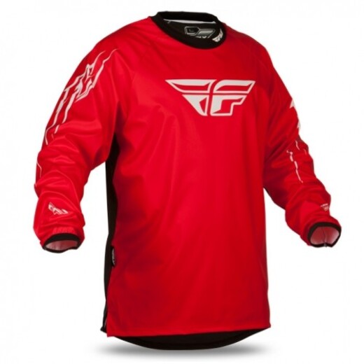 Футболка для мотокросса FLY RACING WINDPROOF красная   L pitbikemarket.ru