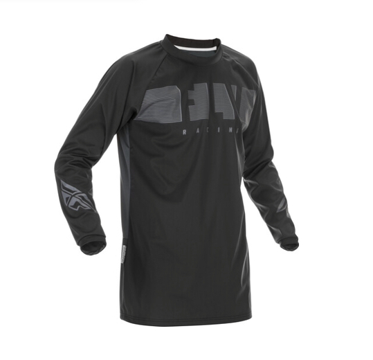 Футболка для мотокросса FLY RACING WINDPROOF черная  XL pitbikemarket.ru
