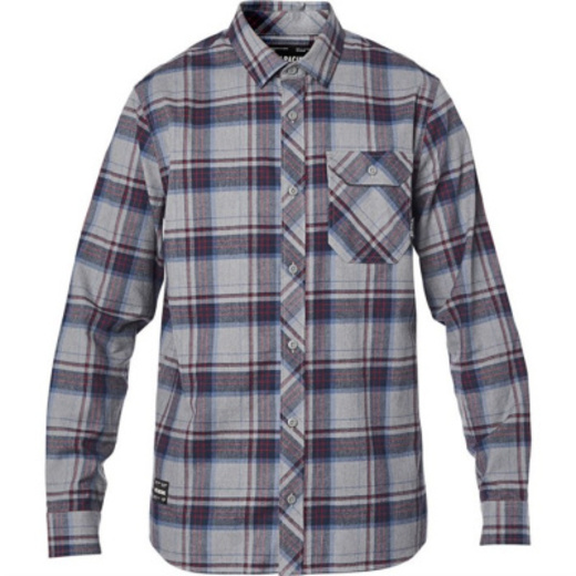 Рубашка Fox Gamut Stretch Flannel Graphite, M, 2020 (23890-185-M) pitbikemarket.ru