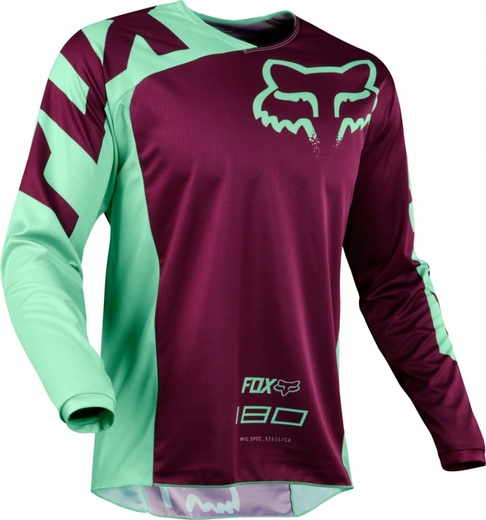 Мотоджерси Fox 180 Race Jersey зеленое S pitbikemarket.ru