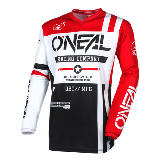 Джерси O'NEAL Element Warhawk V.25, мужской(ие) (черный/красный, XL) pitbikemarket.ru